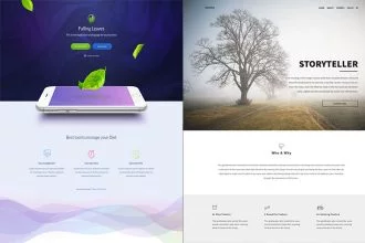 20+ PSD Landing Pages Templates for creative and important ideas!
