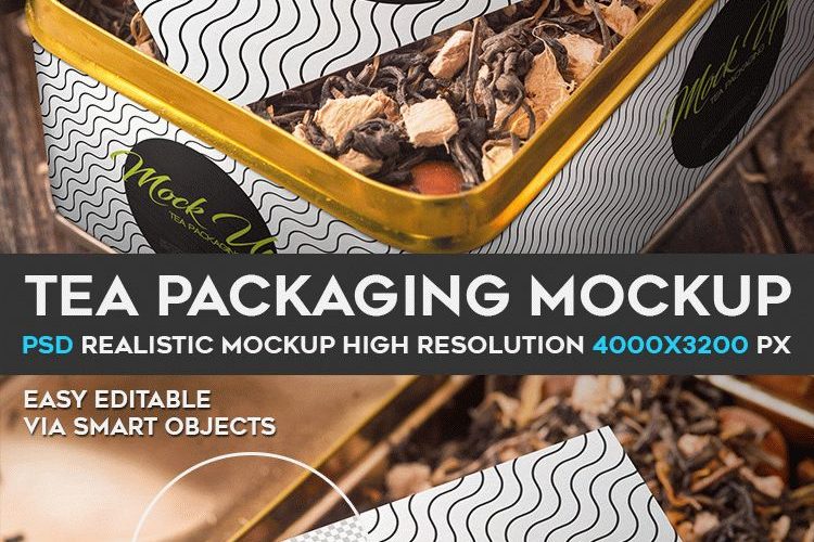 Tea Packaging – Free PSD Mockup
