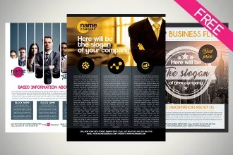 FREE Bundle Business Flyer IN PSD