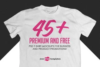45+Free T shirt PSD mockups & Premium Version!