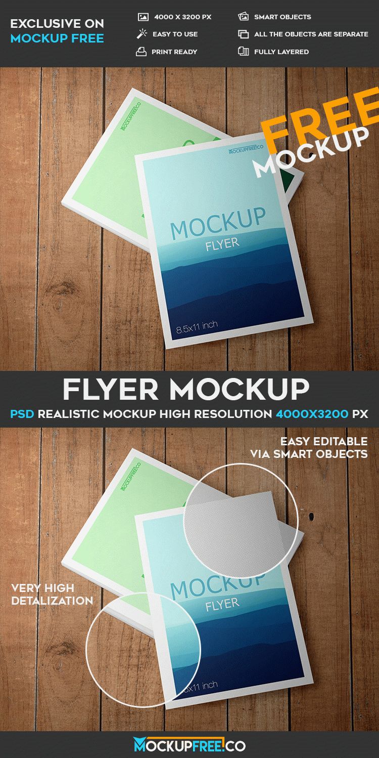 Download Flyer - Free PSD Mockup | Free PSD Templates