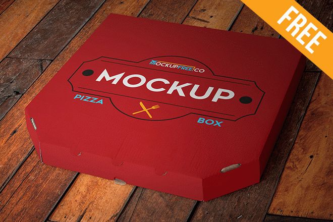 Pizza Packaging Mockup Free