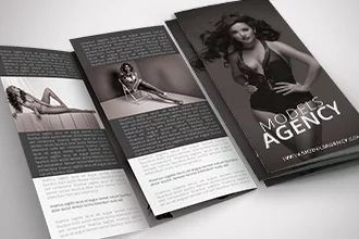 Free Models Agency Tri-Fold Brochure