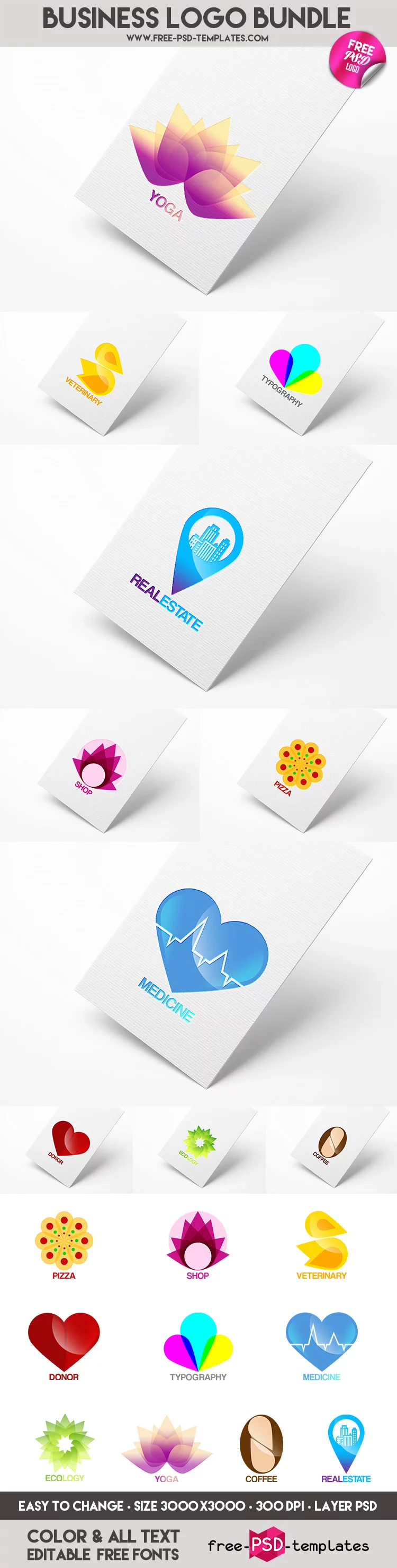 10+ Free Business Logo Templates Design