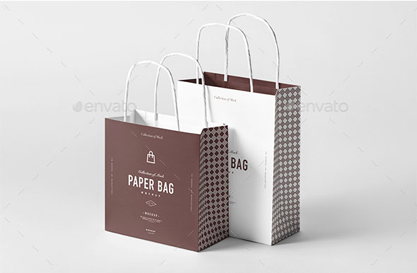 Download Bag En Kraft Paper Coffee Bag Mockup Free