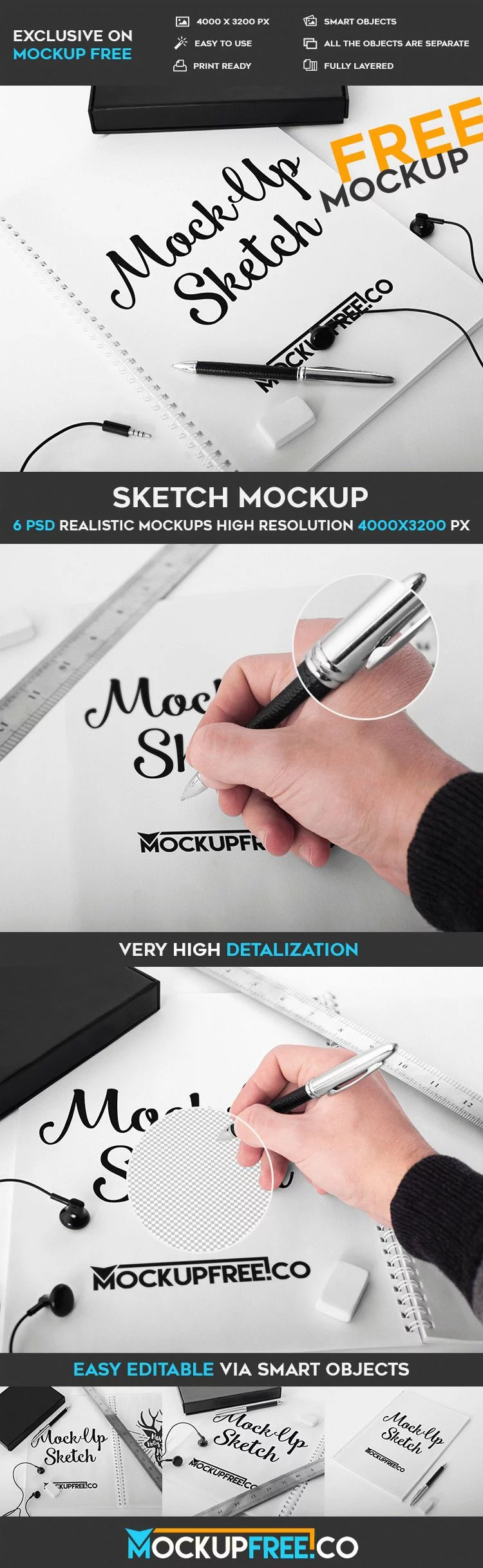 15 Clean Drawing Mockup PSD Templates  Mockuptree