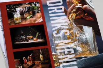 Drink Menu Bi-Fold psd Brochure Drink Menu Bi-Fold psd Brochure