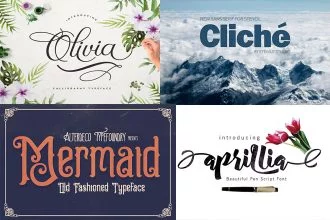 25 Free Amazing Fonts for creating professional design!