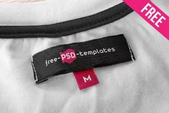 Free Label Tag Mockup template in PSD