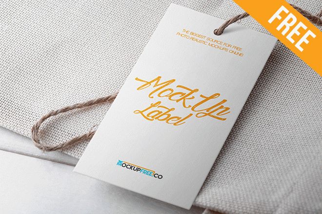 Label – Free PSD Mockup – Free PSD Templates