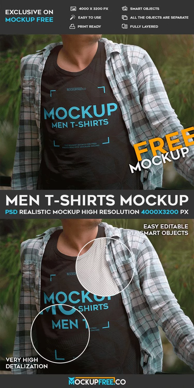 T Shirt Mockup - Free Vectors & PSDs to Download