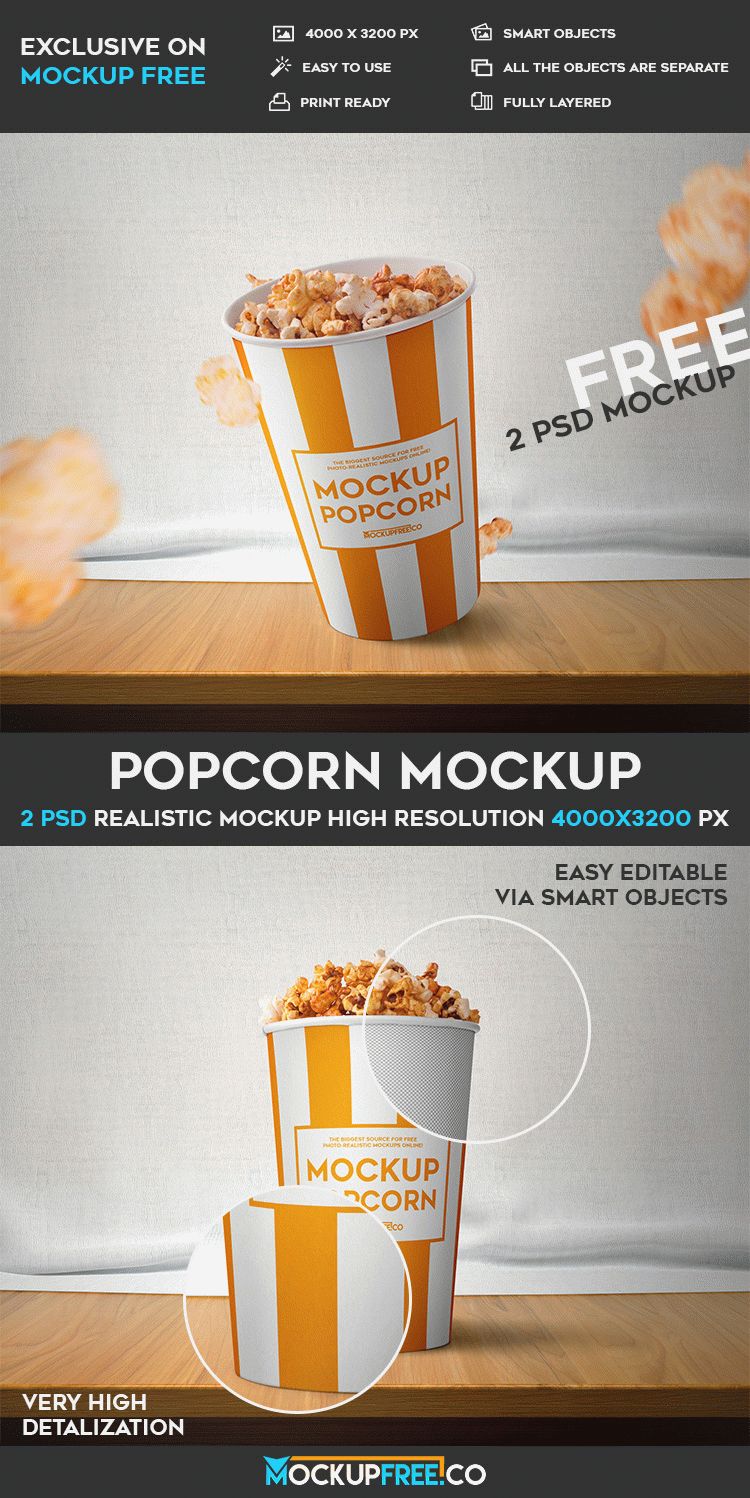 Download Popcorn 2 Free Psd Mockups Free Psd Templates