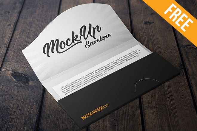 Download Envelope 2 Free Psd Mockups Free Psd Templates