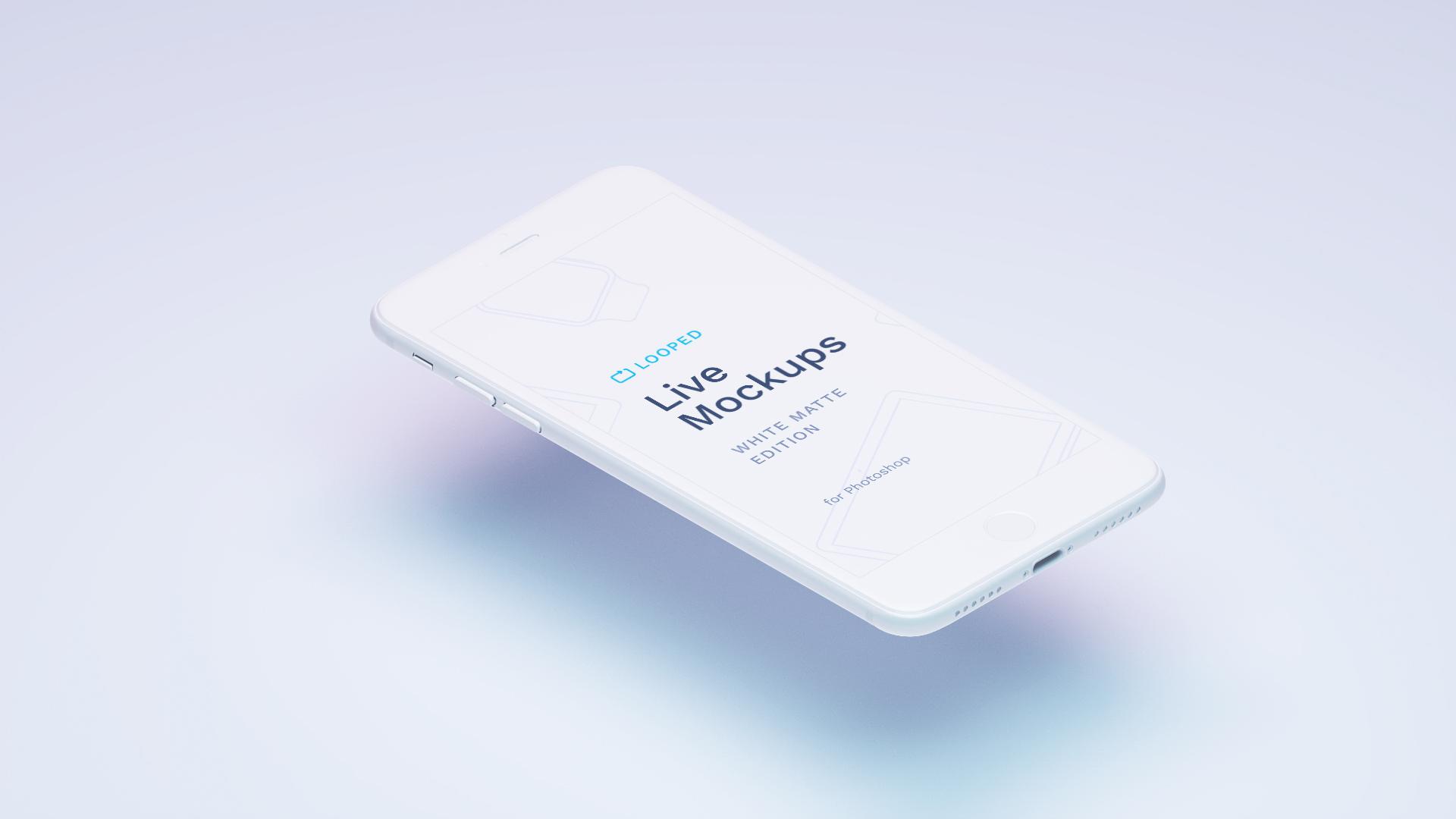 8 Free White Clay Devices mockups for personal and ...