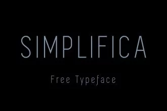 Simplifica Free Typeface