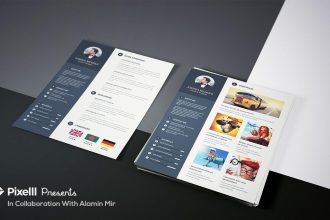 Best Job Resume Format with Business Card