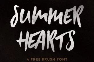 SUMMER HEARTS – FREE FONT