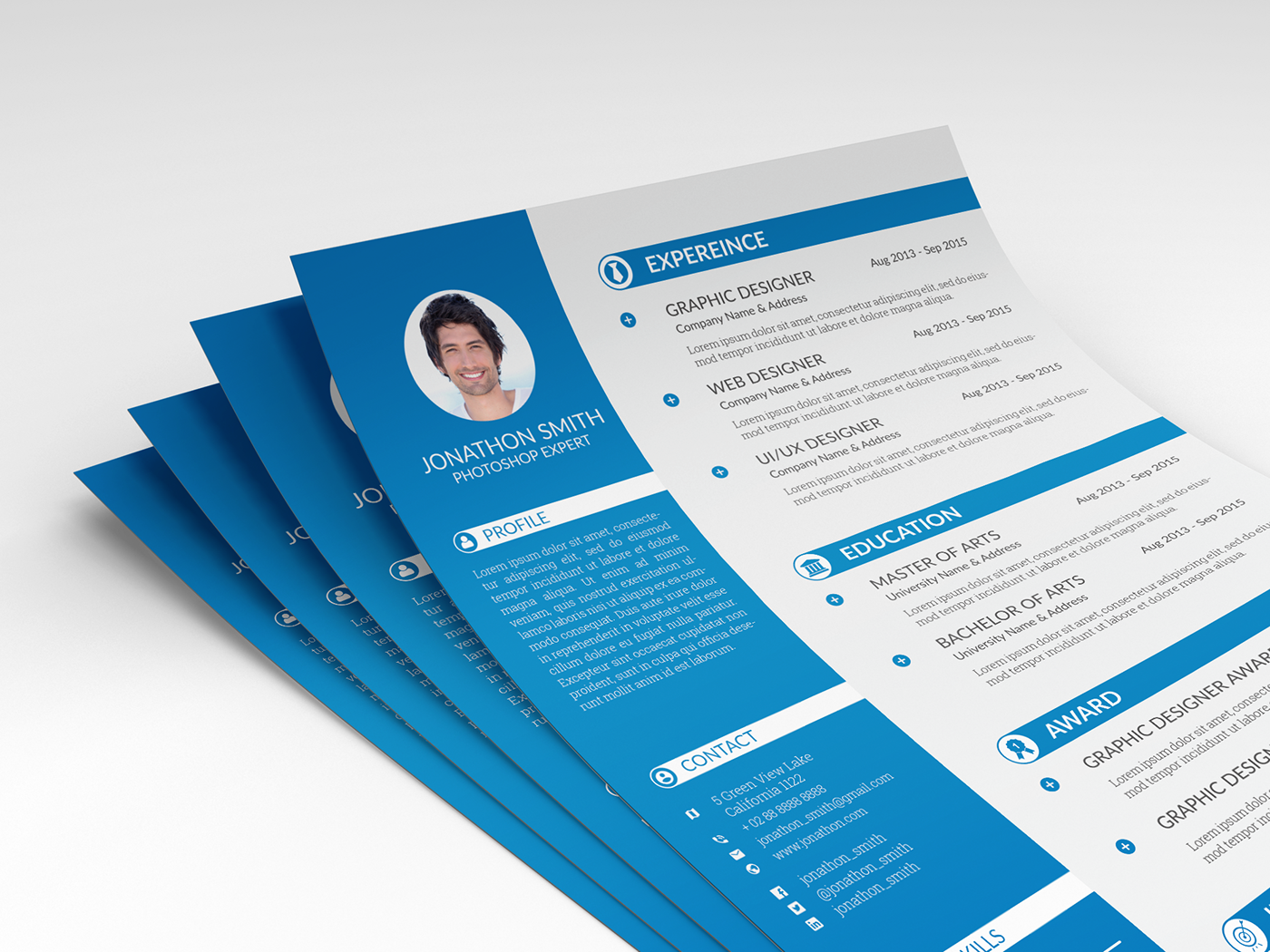 55 premium  u0026 free psd cv resumes for creative people to get the best job