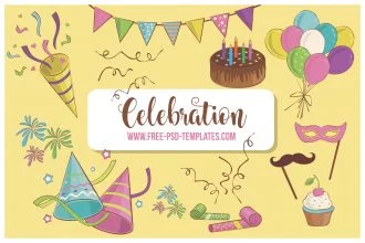 Free Celebration Clipart Images Vector Set