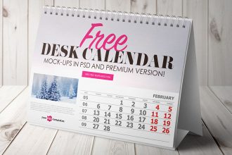 22+ Free Desk Calendar Mock-ups in PSD and Premium Version!