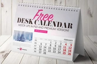 22+ Free Desk Calendar Mock-ups in PSD and Premium Version!