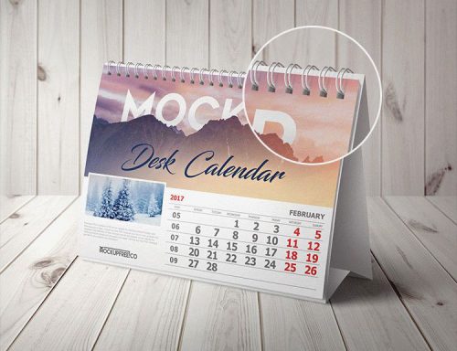 22 Free Desk Calendar Mock Ups In Psd And Premium Version Free Psd Templates