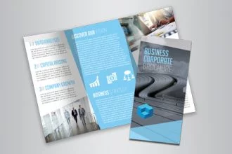 Business Free Tri-Fold Brochure Template