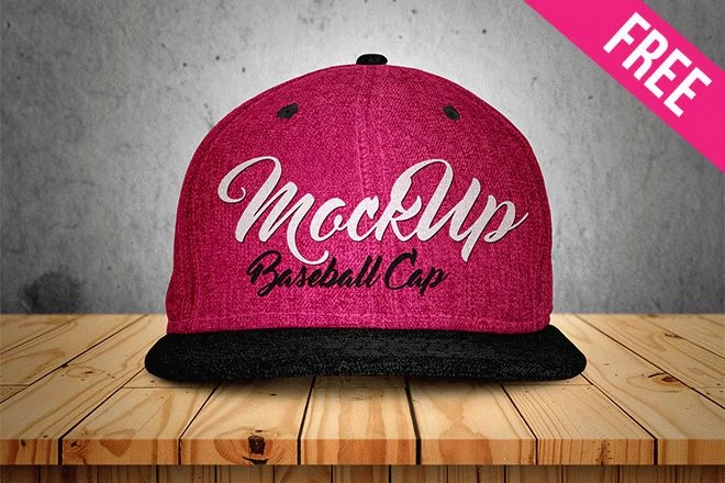 Free PSD Baseball Cap Mockup