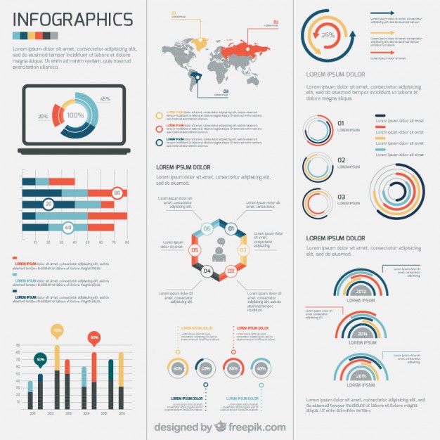 30 Free Infographic Templates to download! Free PSD Templates