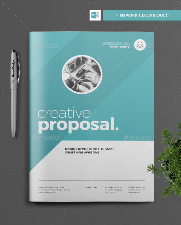  Proposal Template Design Free Download Collection