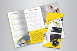 Free Business Tri-Fold Brochure Psd Template