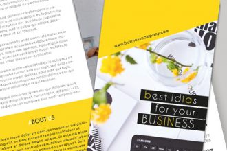 Free Business Tri-Fold Brochure Psd Template Free Business Tri-Fold Brochure Psd Template