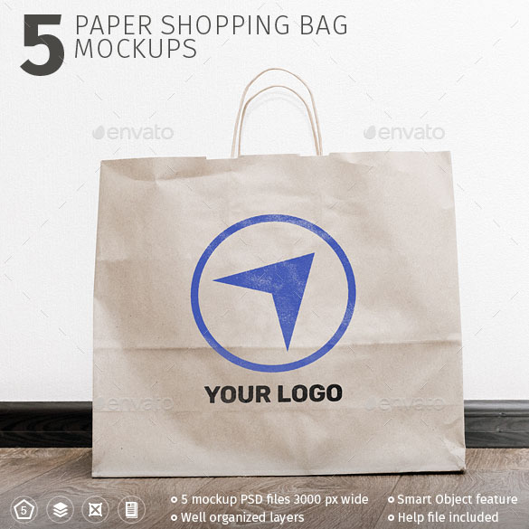 Download 65+ Free Professional Shopping Bag Mockups and Premium ...