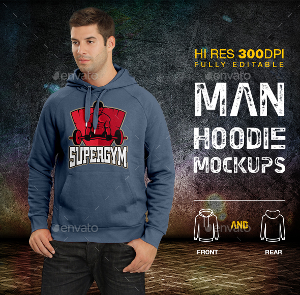 Download View Mens Hooded Long Sleeve T-Shirt Mockup Back View ...