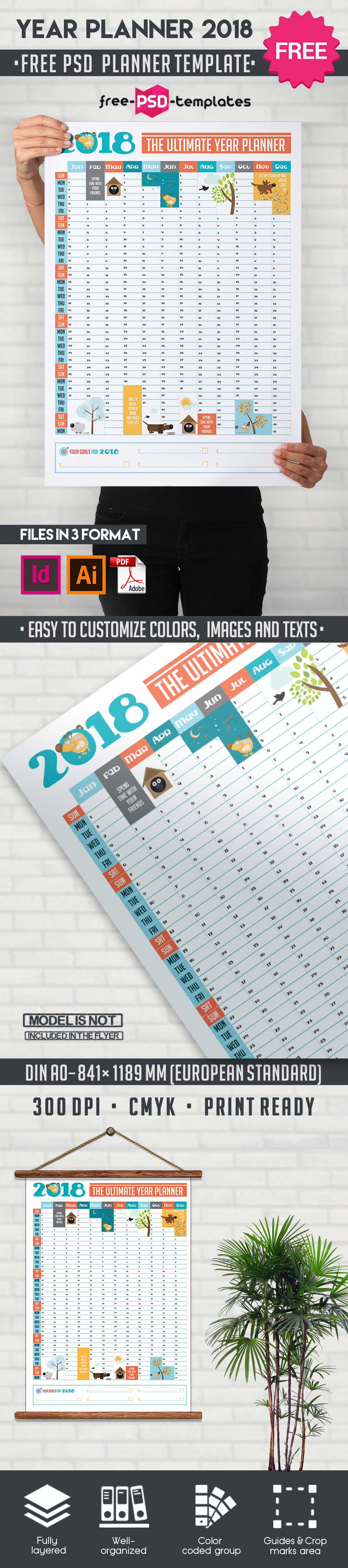 free planner download 2018