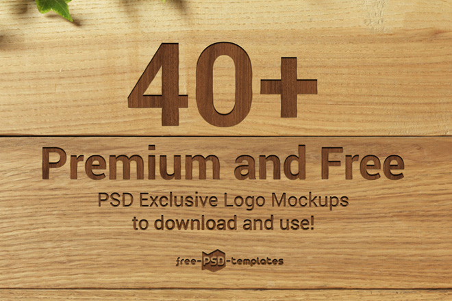 Download 40 Premium Free Psd Exclusive Logo Mockups To Download And Use Free Psd Templates PSD Mockup Templates