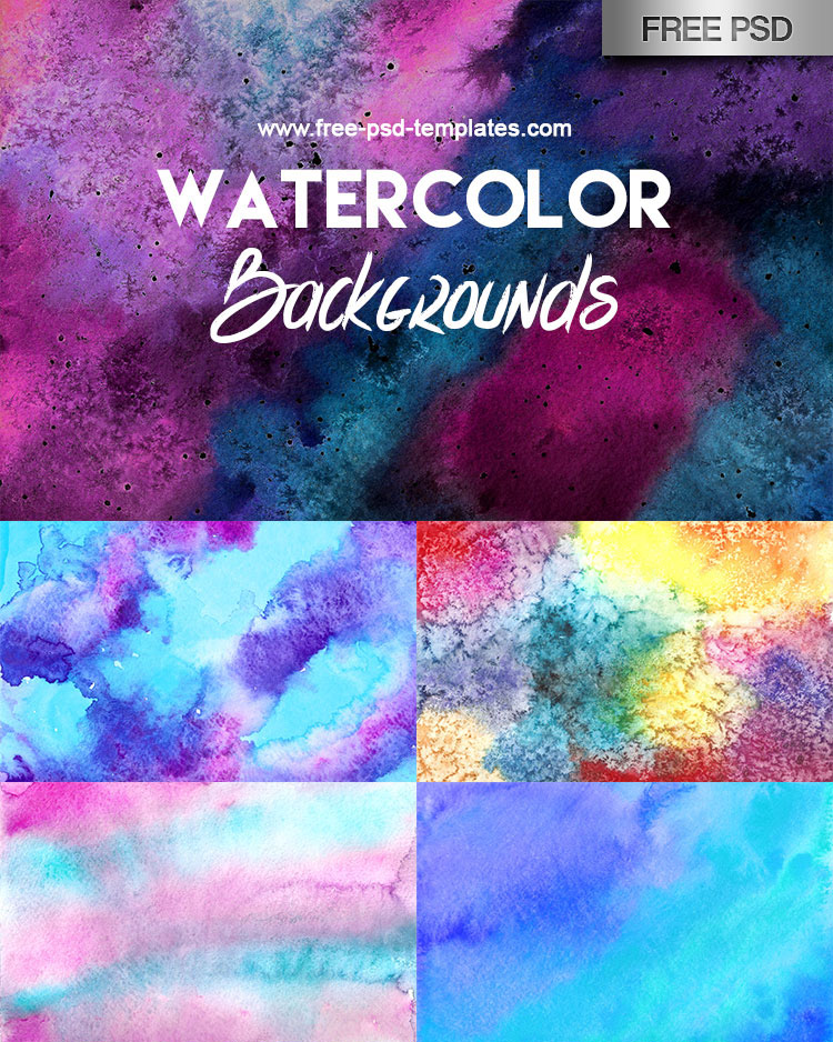 Download 40 Free Watercolor Elements And Tools For Artistic Design Free Psd Templates