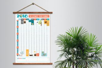 Free 2018 Year Planner Template
