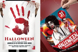 30 Free Scary and Horror PSD Halloween Party flyer templates! 30 Free Scary and Horror PSD Halloween Party flyer templates!