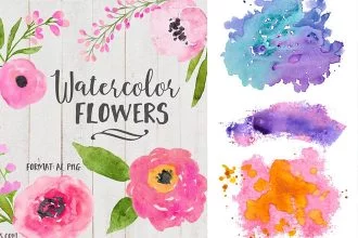 40+ Free Watercolor Elements and Tools for Artistic Design!