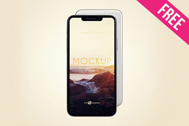 3 Free Iphone X Mock Ups In Psd Free Psd Templates