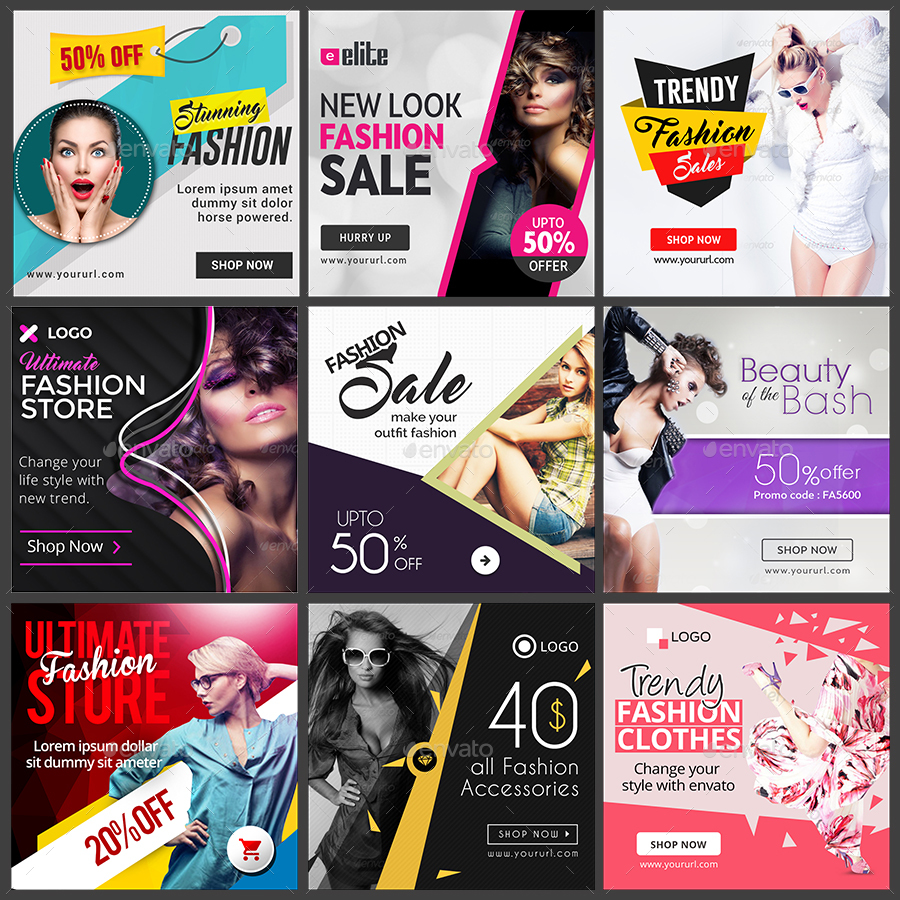 74 Free Psd Instagram Fashion Templates To Be Stylish And Premium Version Free Psd Templates