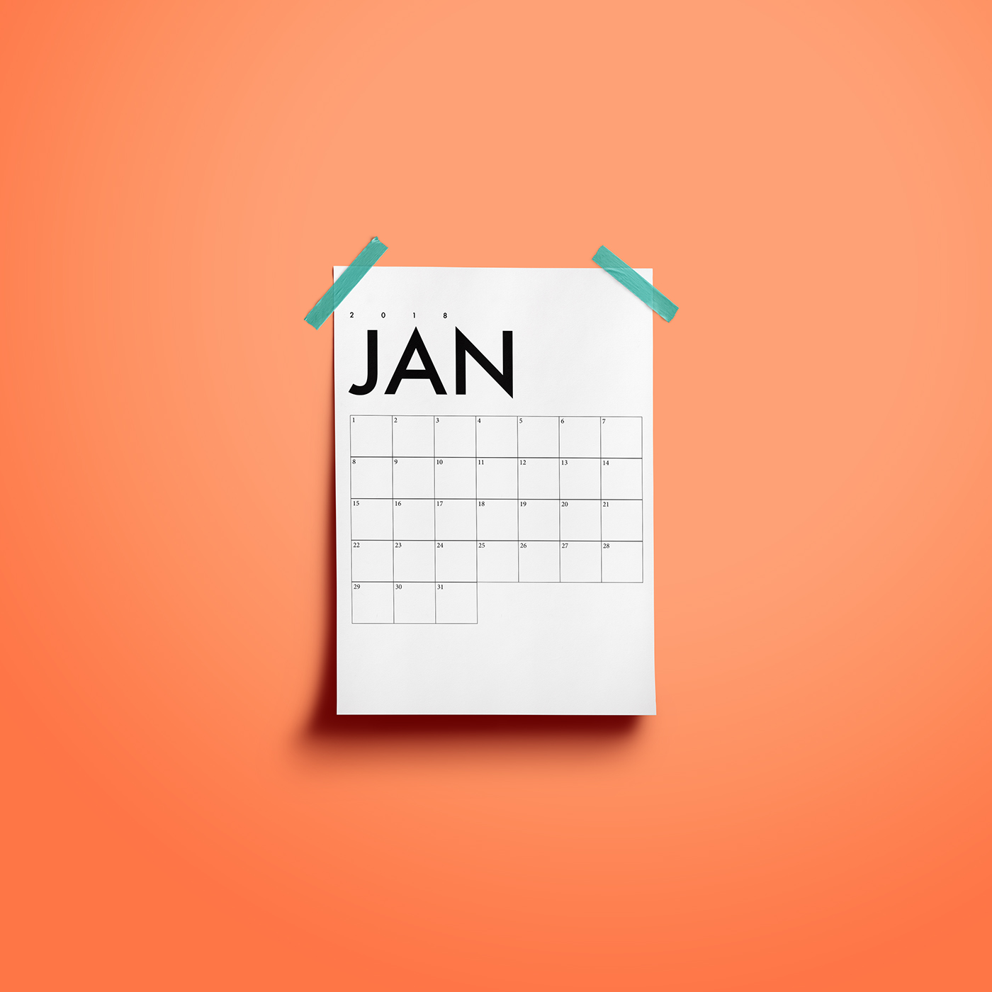 Download 30 Free PSD Calendar Templates & Mockups to create the ...