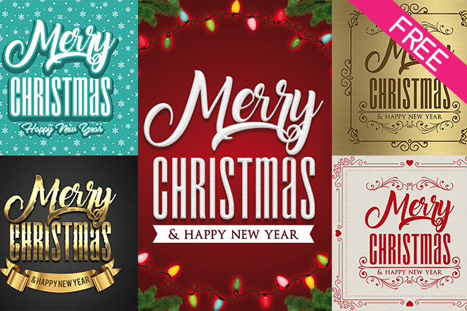 christmas poster free psd