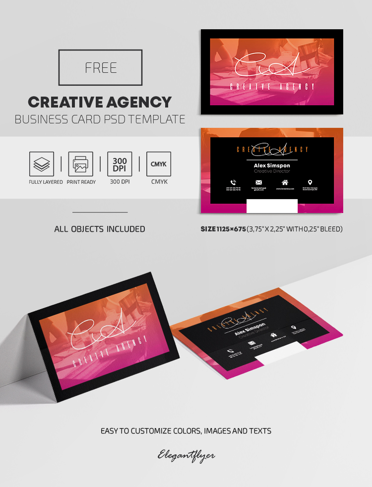 30 Free Psd Business Cards Templates For Powerful Business Free Psd Templates