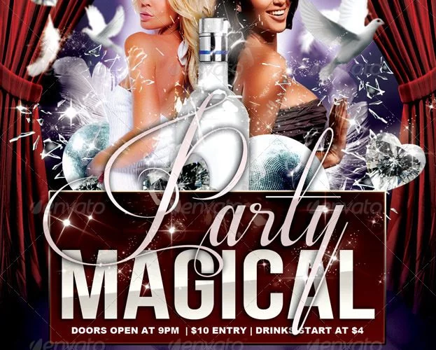 Party Magical – Flyer PSD Template