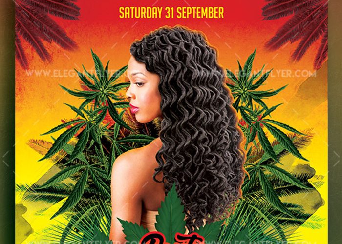 Reggae Party – Free Flyer PSD Template