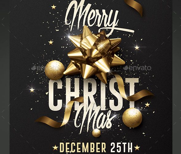 Classy Christmas Party | PSD Flyer Template
