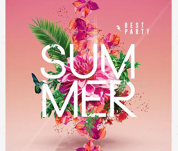 Summer Party | PSD Flyer Templates
