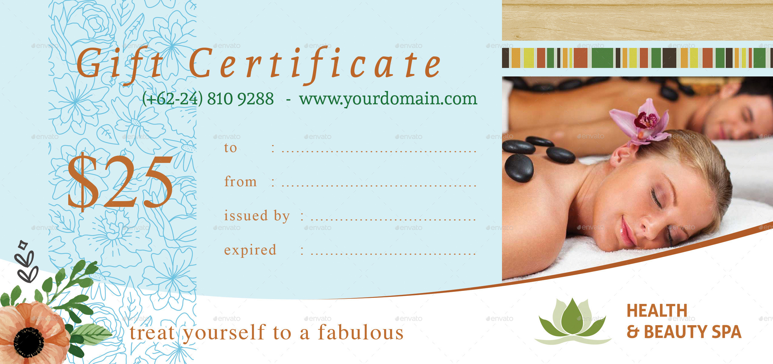 Perfect Ideas: Gift Certificate Ideas For Spa Inside Spa Day Gift Certificate Template